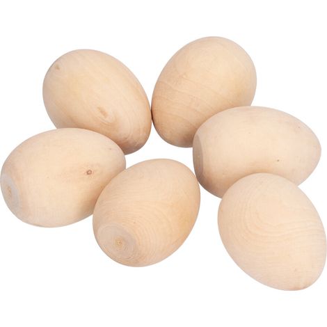 10 huevos de Pascua de madera para hacer tú mismo: crea tus propias decoraciones navideñas únicas. (1/4)