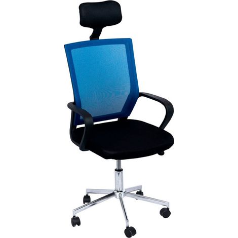 Sillas Gaming - Silla Solium - Azul y Negro