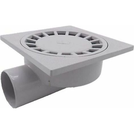 Par 200mm X 200mm Sortie 75mm Siphon de Sol Salle de Bains Salle Humide Douche Plastique Pvc1pcs-blanc (1/4)