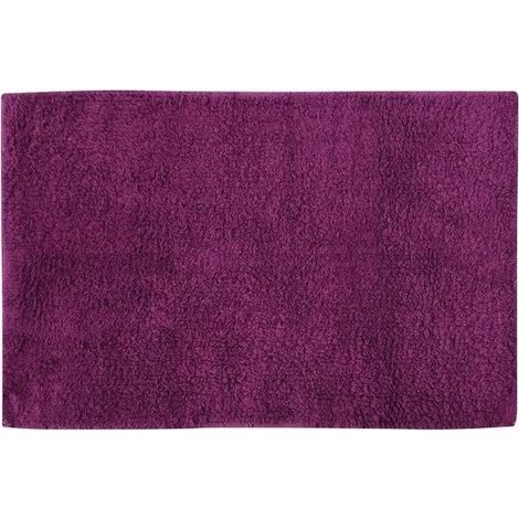Tapis de bain Coton 45x70cm Violet MSV