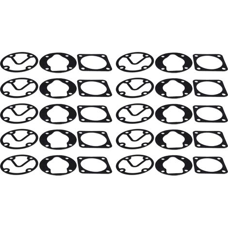 Jeu de 10 joints de culasse en papier pad plastique technique, pièce de rechange automobile, étanchéité moteur, remplacement standard. (1/5)