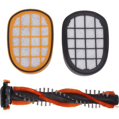 Brosse rotative pour aspirateur, filtre jaune et noir, kit de pièces de rechange pour aspirateur Clerner FC6822 6823 6827 6908 6906 (1/5)