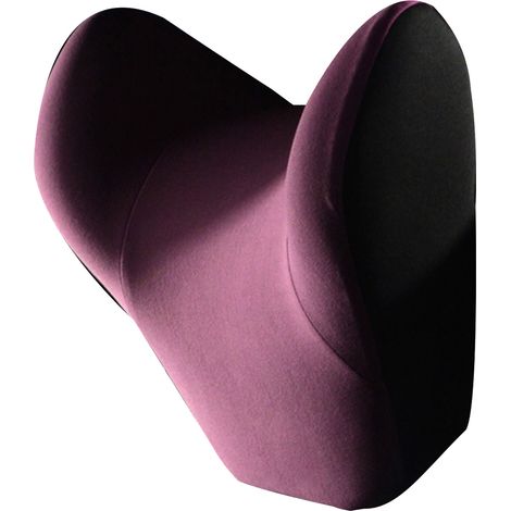 Appui-tête de voiture en mousse à mémoire de forme, dossier de voiture, coussin de soutien cervical, appui-tête de siège respirant, rouge violet (1/5)