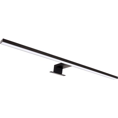 Aplique de baño sobre espejo ROXANA LED 13W 4100K IP44 negro (1/2)