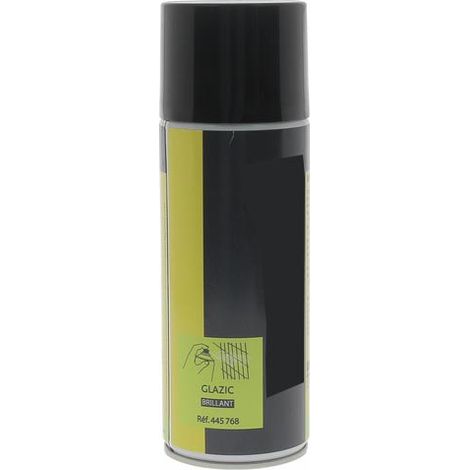 Aérosol galva Glazic P-Pro brillant - 520ml brut - 400ml net