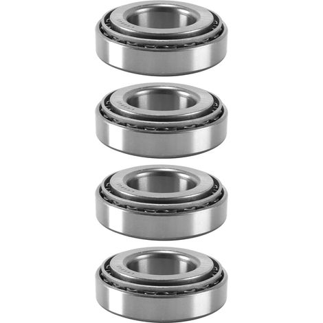 1 jeu de roulements à rouleaux coniques de rechange pour remorques L44643/L44610/L44600LA – 4 roulements de roue pour 2 moyeux (1/5)