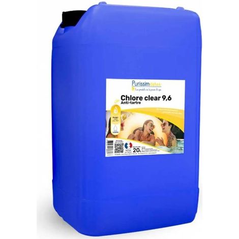 PURISSIMEAU - Désinfectant piscine Chlore clear 9,6 - 20L (1/2)