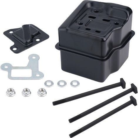 Silenziatore di scarico per motosega con guarnizione di tenuta Ms290. Vite robusta per coperchio Stihl Ms310 Ms390 029 039. Ricambio durevole che garantisce una tenuta ermetica e una facile installazi