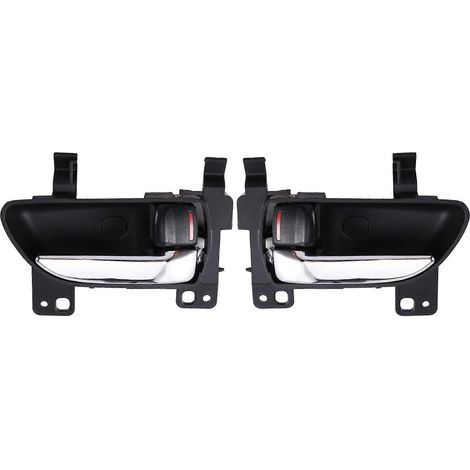 1 coppia di maniglie interne cromate per portiere per Subaru Impreza Forester 2007-2009 61051-FG031-VH 61051FG030JG 61051-FJ020-VH (1/5)