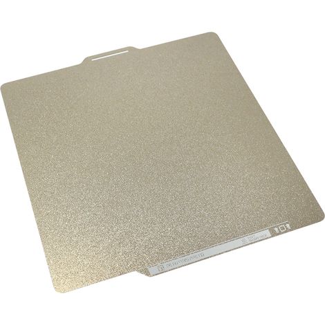 Plateau PEI double face texturé pour imprimante 3D, surface magnétique flexible en acier ressort, plateau amovible, compatible Bambu Lab X1/X1C/X1E/P1P/P1S/A1, démoulage facile et impression stable (1/4)