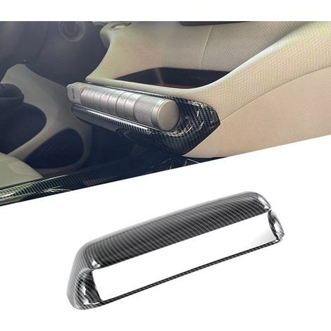1 Farbe: Kohlefaser Material: ABS Geeignet für dekorative Rahmen für die Gangwahlschalter der Klimaanlage in der Mittelkonsole von Autos. (1/5)