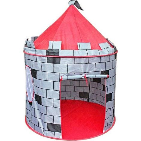 Tienda de campaña con forma de torre de castillo, altura 125 cm.