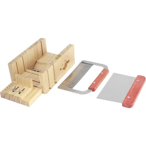 Boîte de coupe à savon en bois réglable multifonction, moule artisanal pour pain, pour fabrication de bougies DIY