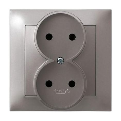 Impresja Vaso doble b/u titanio GP-2Y/23