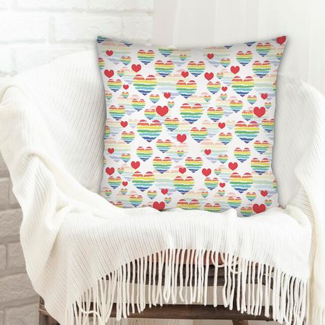 Coussin décoratif facile d'entretien pour anniversaire, naissance de bébé, la Saint-Valentin (1/5)