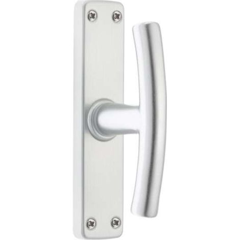 Maniglia Martellina uno in alluminio anodizzato argento quadro 7 mm