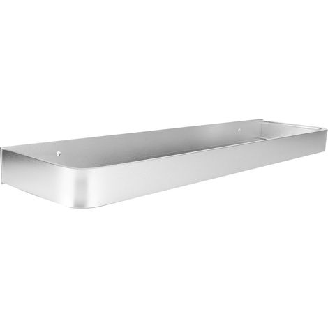 Porte-serviettes mural multifonctionnel en aluminium spatial pour salle de bain, étagère de rangement multifonctionnelle pour cuisine, étagère de 50 cm (1/5)