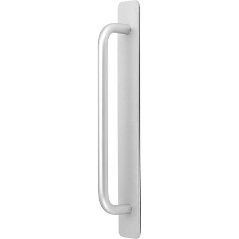 Sliding Door Handles Self-Adhesive Aluminium Alloy Furniture Handles 210 x 25 mm Silver (1/2)