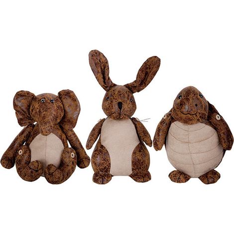 Türstopper Türhalter Hase Kaninchen aus Kunstleder Gewicht ca. 1Kg. 18 cm (1/2)
