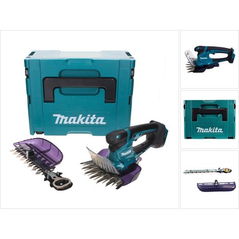 Makita DUM 604 ZXJ Akku Grasschere 18 V mit Gras- und Strauchscherblatt + Makpac - ohne Akku, ohne Ladegerät (1/5)