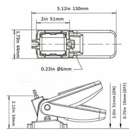 Interrupteur À Flotteur - 12 V 24 V 32 V - Pour Pompe À Eau De Cale - Bateau Yacht Caravane - 14 A - Câble 18 AWG - Sans Mercure (1/4)
