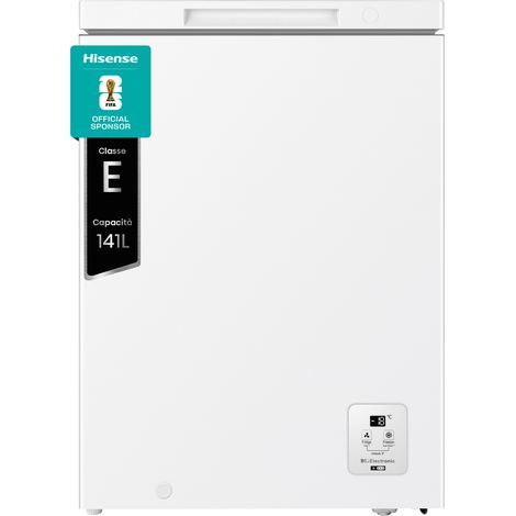 Congélateur coffre Hisense ft145n1awe capacité 141l efficacité E