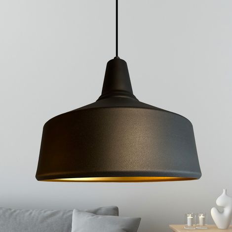 bamyum Grand Suspension Luminaire Vintage, Lustre Salon de 35 cm en Métal, Lampe E27 pour Chambre, Salle à Manger (1/5)