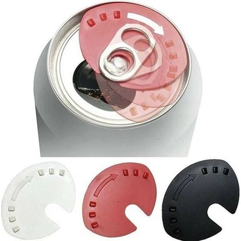 Set de 6 obturateurs pour bidons – Rouges/noirs/blancs – Vannes et couvercles de remplacement (1/5)