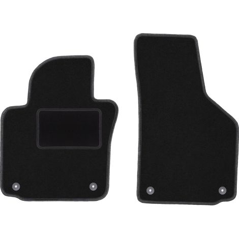 Tapis avant noirs pour Volkswagen Eos cabriolet (2005-2015) (1/5)