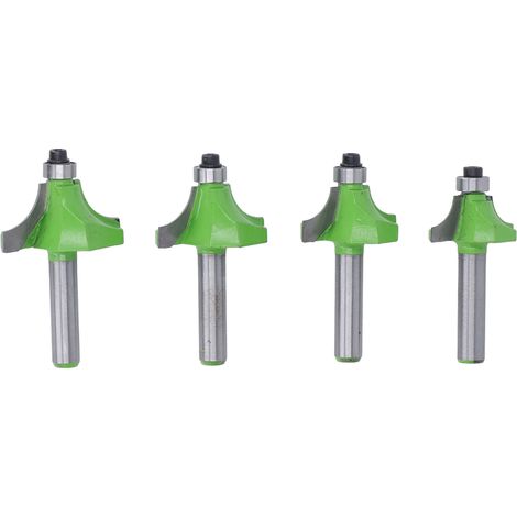 4 Fraises à arrondir 8mm pour bords arrondis, rayons 5/8" 3/4" 7/8" 1", finition professionnelle (1/5)