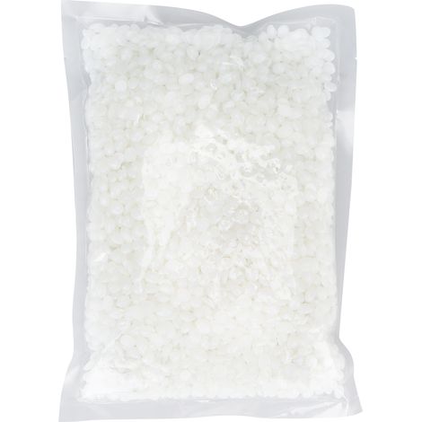 Perles de Cire Épilation Dure Professionnelle - Cire Chaude pour Épilation Maison & Salon, Jambes, Bras, Maillot (Perle Blanche 500g) (1/5)