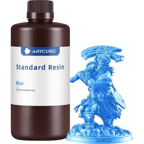 Resina UV, stampa ad alta precisione, tempo di polimerizzazione rapido, 3 kg blu (1/2)
