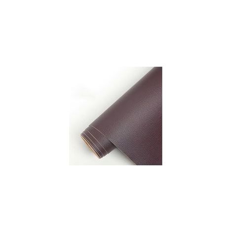 Simili Cuir Autocollant Patch De Réparation Auto-adhésif Pour Cuir, Kit De Patchs De Réparation En Vinyle Similicuir Grainé Pour Canapés, Sièges Auto Et Meubles(Dark Brown,50x137cm) (1/5)