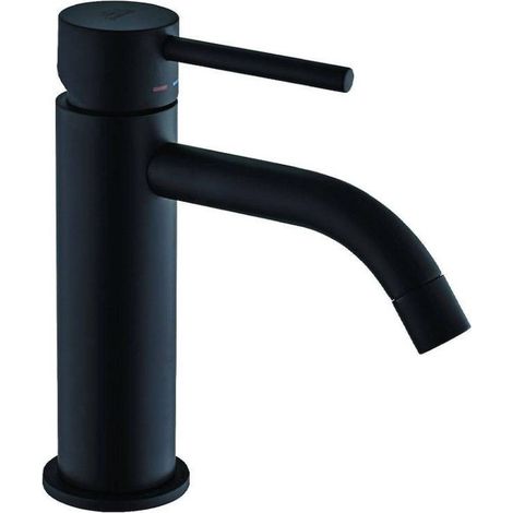 Paffoni Light - Miscelatore da lavabo, nero opaco LIG071NO