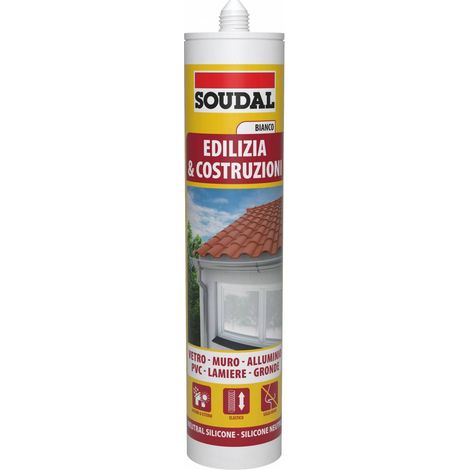 SILICONE NEUTRO SOUDAL 300 ml - Blanco