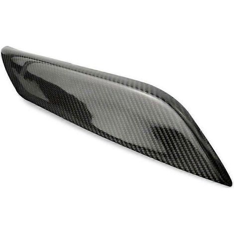 Cubiertas de faros delanteros de fibra de carbono negra para Nissan 350Z Fairlady Z Z33 2003-2008 (Paquete de 2) (1/4)
