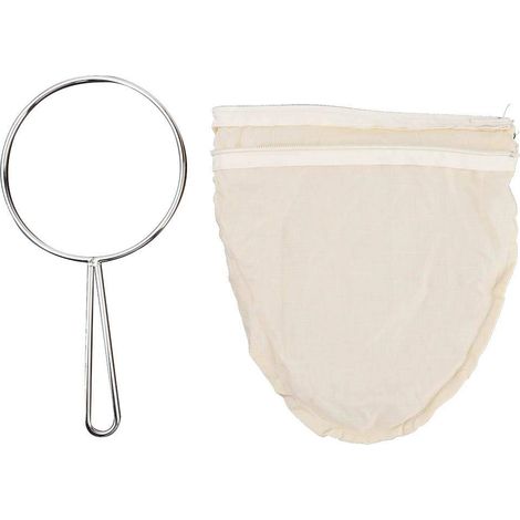 Filtre alimentaire réutilisable pour sachets de café à thé avec poignée pour entonnoir de cuisine, brassage maison, tamis détachables.