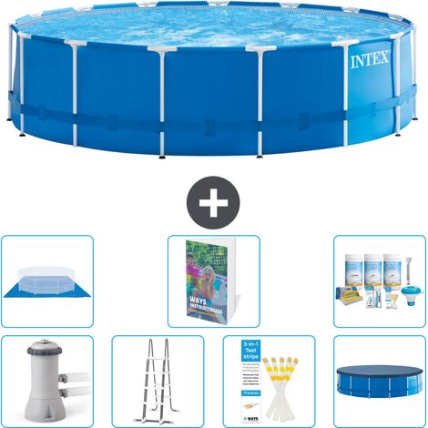 Intex Piscine Tubulaire Ronde - 457x122 cm - 8-pièces  S599