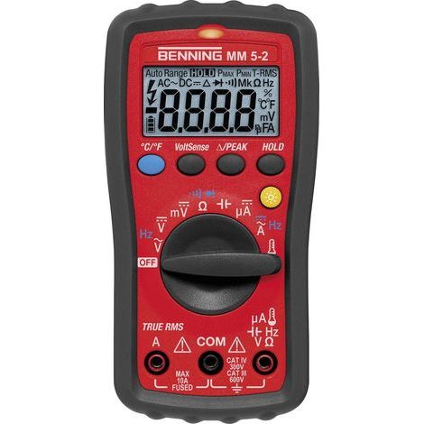 Multimètre BENNING MM 5-2 0,1 mV-600 V AC/DC - 44071 (1/5)
