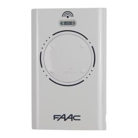 1 x Télécommande FAAC XT2 868MHZ SLH 787009 2 Canaux Blanc Motorisation Portail Portes de Garage (1/5)