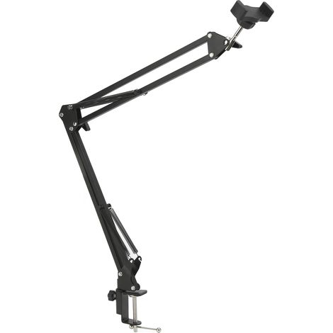 Support téléphone flexible pour streaming, fixation facile, pince robuste et ergonomique pour vidéos en direct. (1/5)