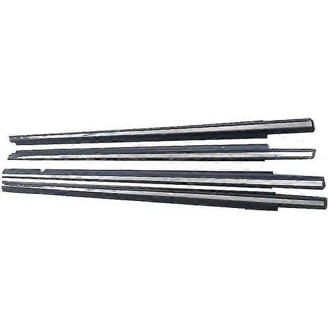 Joints de vitres avant et arrière en caoutchouc (4 pièces) pour Toyota Corolla 2008-2013 - Références : 7573012300 et 7571002210 (1/5)