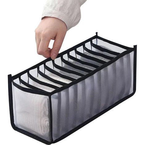 Storage box for socks - 11 compartments (1/2)