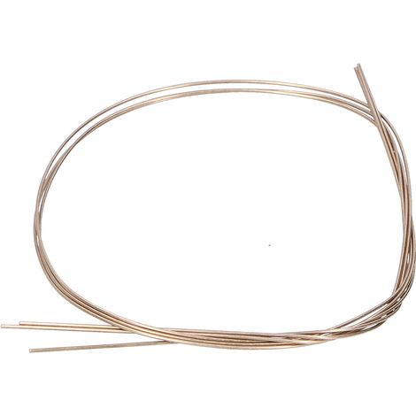 Lot de 3 baguettes de soudure en laiton, fil à souder, matériel de bijouterie et de fabrication artisanale, 1,2 mm