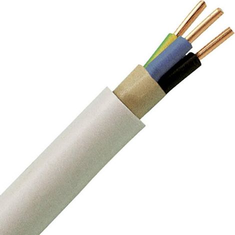Kopp Cable NYM-J gris 3 conductores 1,50 mm² 10 m
