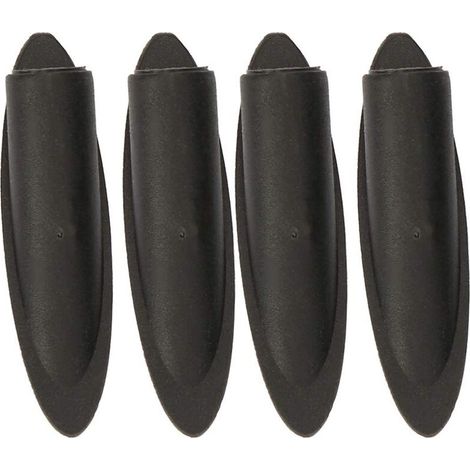 Zoternen, 100 chevilles en bois de 9,5 mm pour outils de menuiserie, jauge de trou de poche (noires) (1/5)