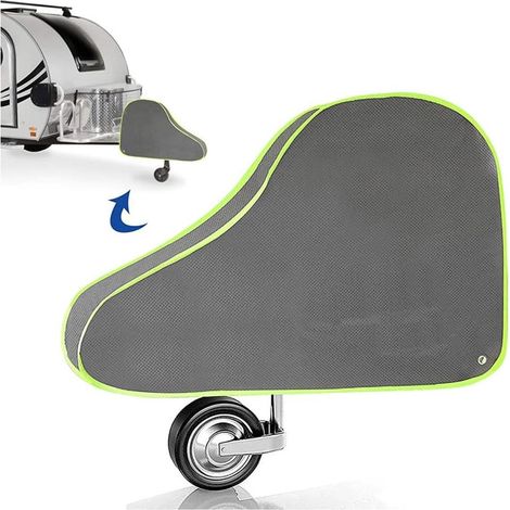 Housse universelle étanche pour barre de remorquage de caravane avec sangles - Housse de protection pour barre de remorquage de caravane et de camping-car, à taille universelle. (1/5)