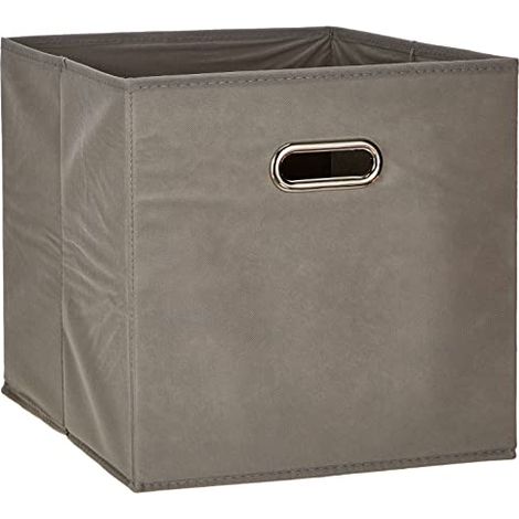 Cestino portaoggetti in Pile 32cm Grigio (1/4)