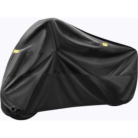 Housse imperméable pour moto – housse extérieure pour voiture – Oxford 210D – scooter – noir (1/5)