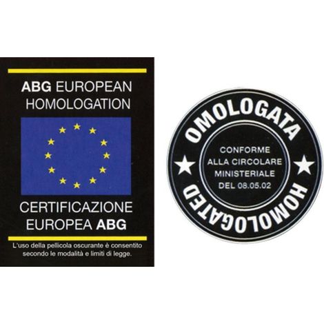 Pellicola omologata ABG oscuramento Vetri Auto serie Black Shade di 3M BS 15% Misura - 50cm x 3 Metri